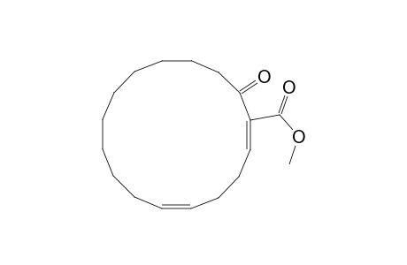Cyclododecanecarboxylic acid, 1-[2-[(4-chlorophenyl)sulfonyl]ethyl]-2-ethenyl-12-oxo-, methyl ester