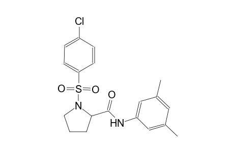 2-pyrrolidinecarboxamide, 1-[(4-chlorophenyl)sulfonyl]-N-(3,5-dimethylphenyl)-