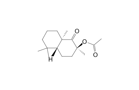 1(2H)-Naphthalenone, 2-(acetyloxy)octahydro-2,5,5,8a-tetramethyl-, [2S-(2.alpha.,4a.beta.,8a.alpha.)]-