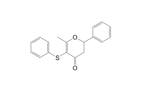 6-Methyl-2-phenyl-5-phenylthio-2,3-dihydro-4-pyrone