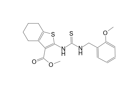 methyl 2-({[(2-methoxybenzyl)amino]carbothioyl}amino)-4,5,6,7-tetrahydro-1-benzothiophene-3-carboxylate