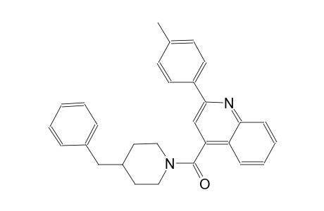4-[(4-benzyl-1-piperidinyl)carbonyl]-2-(4-methylphenyl)quinoline