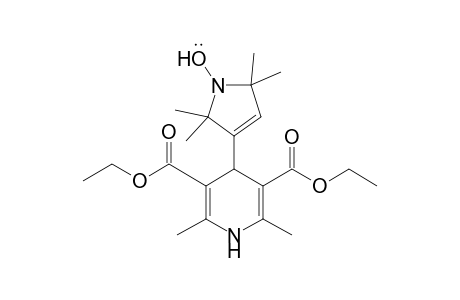 4-[1,4-Dihydro-2,6-dimethyl-3,5-bis(ethoxycarbonyl)pyridin-4-yl]-2,2,5,5-tetramethyl-2,5-dihydropyrrol-1-yloxy radical