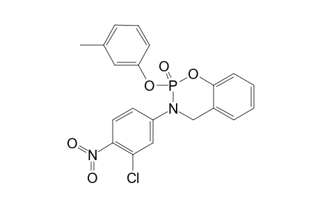 3-(3'-CHLORO-4'-NITROPHENYL)-2-(3-METHYLPHENOXY)-3,4-DIHYDRO-2H-1,3,2-LAMBDA(5)-BENZOXAZAPHOSPHININ-2-ONE