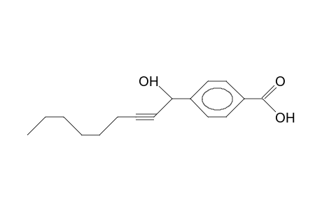 4-(1(R)-Hydroxy-2-nonynyl)-benzoic acid