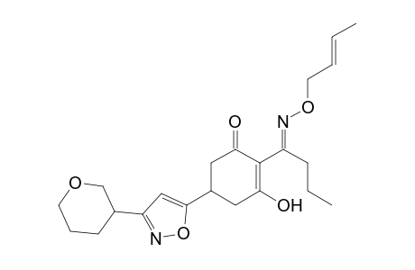 2-Cyclohexen-1-one, 2-[1-[(2-butenyloxy)imino]butyl]-3-hydroxy-5-[3-(tetrahydro-2H-pyran-3-yl)-5-isoxazolyl]-