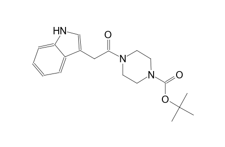1-piperazinecarboxylic acid, 4-(1H-indol-3-ylacetyl)-, 1,1-dimethylethyl ester