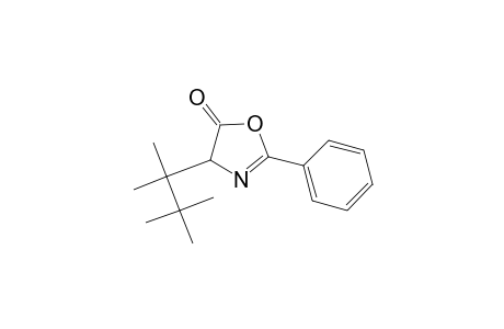 5(4H)-Oxazolone, 2-phenyl-4-(1,1,2,2-tetramethylpropyl)-