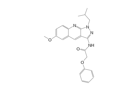 N-(1-isobutyl-6-methoxy-1H-pyrazolo[3,4-b]quinolin-3-yl)-2-phenoxyacetamide