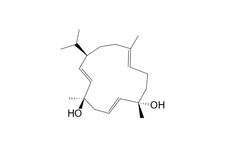 2,6,11-Cyclotetradecatriene-1,5-diol, 1,5,11-trimethyl-8-(1-methylethyl)-, [1S-(1R*,2E,5R*,6E,8R*,11E)]-