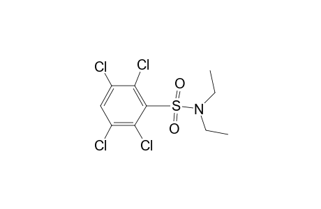 2,3,5,6-Tetrachlorobenzene sulfonamide, N,N-diethyl