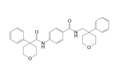 2H-pyran-4-carboxamide, tetrahydro-4-phenyl-N-[4-[[[(tetrahydro-4-phenyl-2H-pyran-4-yl)methyl]amino]carbonyl]phenyl]-