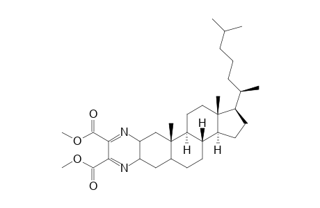 CHOLEST-2-ENO[2,3-B]PYRAZINE-5',6'-DICARBOXYLIC ACID, 2',3'-DIHYDRO-, DIMETHYL ESTER