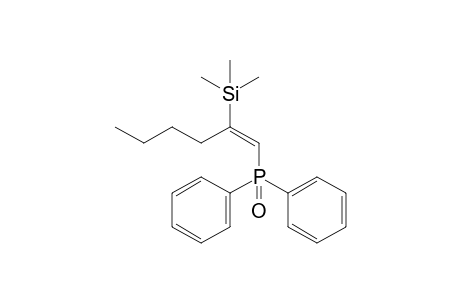 {1-[1-(Diphenyl-phosphinoyl)-meth-(E)-ylidene]-pentyl}-trimethyl-silane