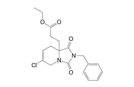 ETHYL-3-[2-BENZYL-6-CHLORO-1,3-DIOXO-2,3,5,8-TETRAHYDROIMIDAZO-[1,5-A]-PYRIDIN-8A(1H)-YL]-PROPANOATE