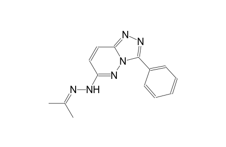 2-propanone, (3-phenyl[1,2,4]triazolo[4,3-b]pyridazin-6-yl)hydrazone