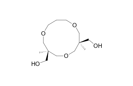 cis-3,7-bis(Hydroxymethyl)-3,7-dimethyl-1,5,9-trioxacyclododecane