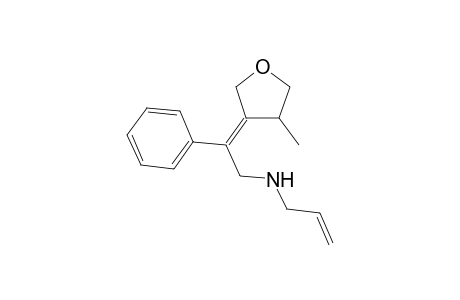 (E)-N-(2-(4-Methyldihydrofuran-3(2H)-ylidene)-2-phenylethyl)prop-2-en-1-amine