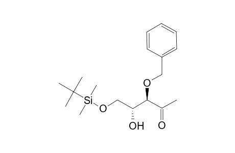 (3R,4R)-3-Benzyloxy-5-(tert-butyl-dimethyl-silanyloxy)-4-hydroxy-pentan-2-one