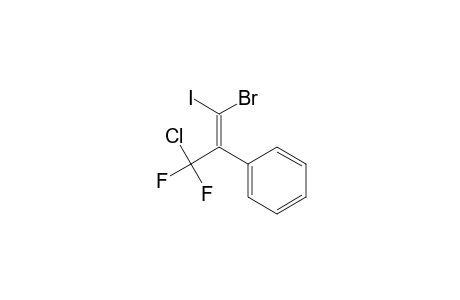 1-Bromo-1-iodo-3-chloro-2-phenyl-3,3-difluoropropene