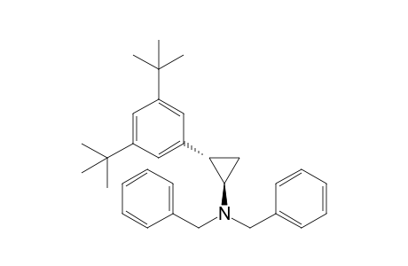 trans-N,N-Dibenzyl-2-(3',5'-di-tert-butylphenyl)cyclopropylamine