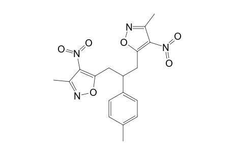 3-METHYL-5-[3-(3-METHYL-4-NITRO-5-ISOXAZOLYL)-2-(4-METHYLPHENYL)-PROPYL]-4-NITROISOXAZOLE