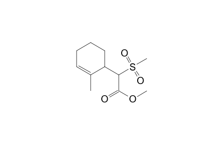 2-Cyclohexene-1-acetic acid, 2-methyl-.alpha.-(methylsulfonyl)-, methyl ester