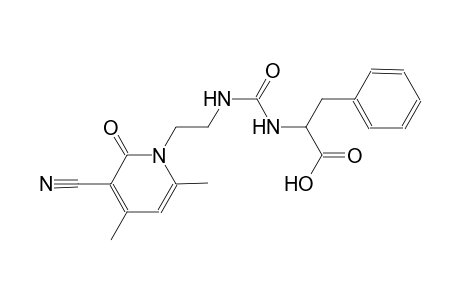 phenylalanine, N-[[[2-(3-cyano-4,6-dimethyl-2-oxo-1(2H)-pyridinyl)ethyl]amino]carbonyl]-, (alpha~1~R)-