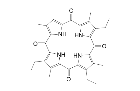 5,10,15,20(22H,24H)-Porphinetetrone, 2,7,12-triethyl-3,8,13,18-tetramethyl-