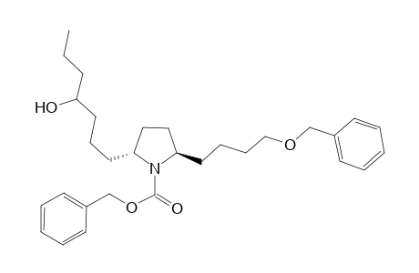 (2R,5R)-5-[4-(Benzoyloxy)butyl]-2-[4-hydroxyheptyl]-N-[(benzyloxy)carbonyl]pyrrolidine