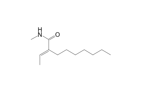 Nonanamide, 2-ethylidene-N-methyl-, (E)-