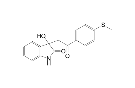 3-hydroxy-3-{2-[4-(methylsulfanyl)phenyl]-2-oxoethyl}-1,3-dihydro-2H-indol-2-one