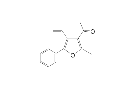 1-(4-ethenyl-2-methyl-5-phenylfuran-3-yl)ethanone