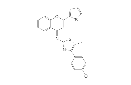 2-thiazolamine, 4-(4-methoxyphenyl)-5-methyl-N-[(4E)-2-(2-thienyl)-4H-1-benzopyran-4-ylidene]-