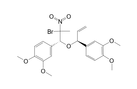 ANTI-2-BROMO-1-(3,4-DIMETHOXYPHENYL)-1-[1-(3,4-DIMETHOXYPHENYL)-ALLYLOXY]-2-NITROPROPANE;MAJOR-DIASTEREOMER