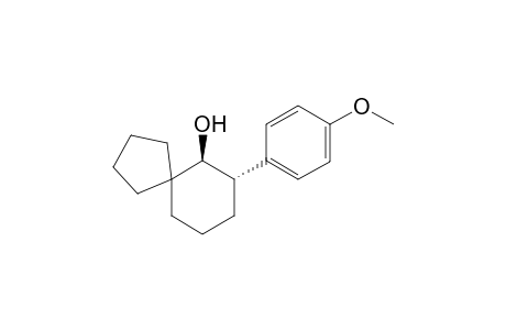 7-(4-Methoxyphenyl)spiro[4.5]decan-6-ol