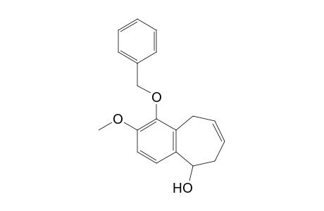1-Benzyloxy-6,9-dihydro-2-methoxy-5H-benzocyclohepten-5-ol
