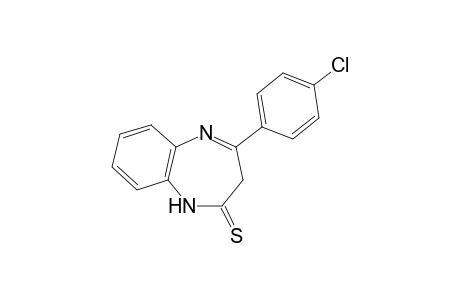 4-(p-chloropheny)-1,3-dihydro-2H-1,5-benzodiazepine-2-thione