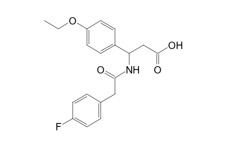 3-(4-Ethoxyphenyl)-3-[2-(4-fluorophenyl)ethanoylamino]propanoic acid