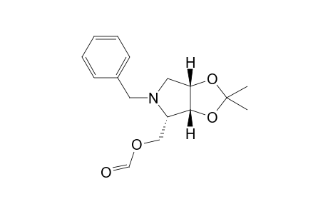 [(3aR,4S,6aS)-2,2-dimethyl-5-(phenylmethyl)-3a,4,6,6a-tetrahydro-[1,3]dioxolo[4,5-c]pyrrol-4-yl]methyl methanoate