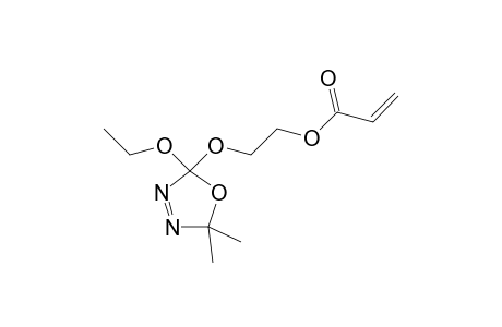 2-(2-Ethoxy-5,5-dimethyl-2,5-dihydro-1,3,4-oxadiazol-2-yloxy)-ethyl acrylate