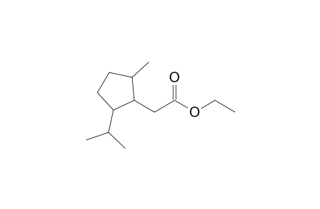 2-Isopropyl-5-methylcyclopentane-1-acetic acid ethyl ester