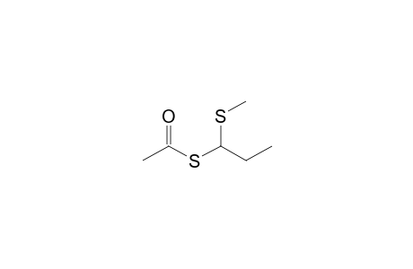 Ethanethioic acid, S-[1-(methylthio)propyl]ester