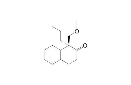 1.beta.-(Methoxymethyl)-1.alpha.-propyl-3,4,4a,5,6,7,8,8a-octahydro-2(1H)-naphthalenone