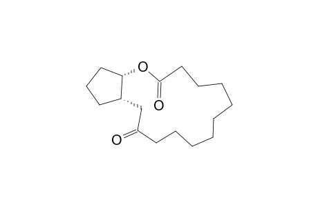 (1S,15S)-14-oxabicyclo[13.3.0]octadecane-3,13-dione