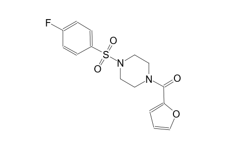 piperazine, 1-[(4-fluorophenyl)sulfonyl]-4-(2-furanylcarbonyl)-