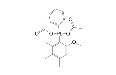 (6-METHOXY-2,3,4-TRIMETHYL-PHENYL)-PHENYLLEAD-DIACETATE