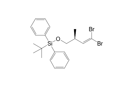 tert-Butyl-[(2S)-4,4-dibromo-2-methyl-but-3-enoxy]-diphenyl-silane