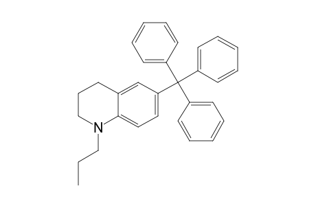 Quinoline, 1,2,3,4-tetrahydro-1-propyl-6-(triphenylmethyl)-