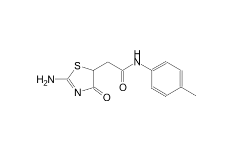 2-(2-amino-4-oxo-4,5-dihydro-1,3-thiazol-5-yl)-N-(4-methylphenyl)acetamide